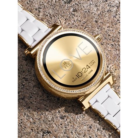 michael kors smartwatch sofie zilver|michael kors access sofie smartwatch.